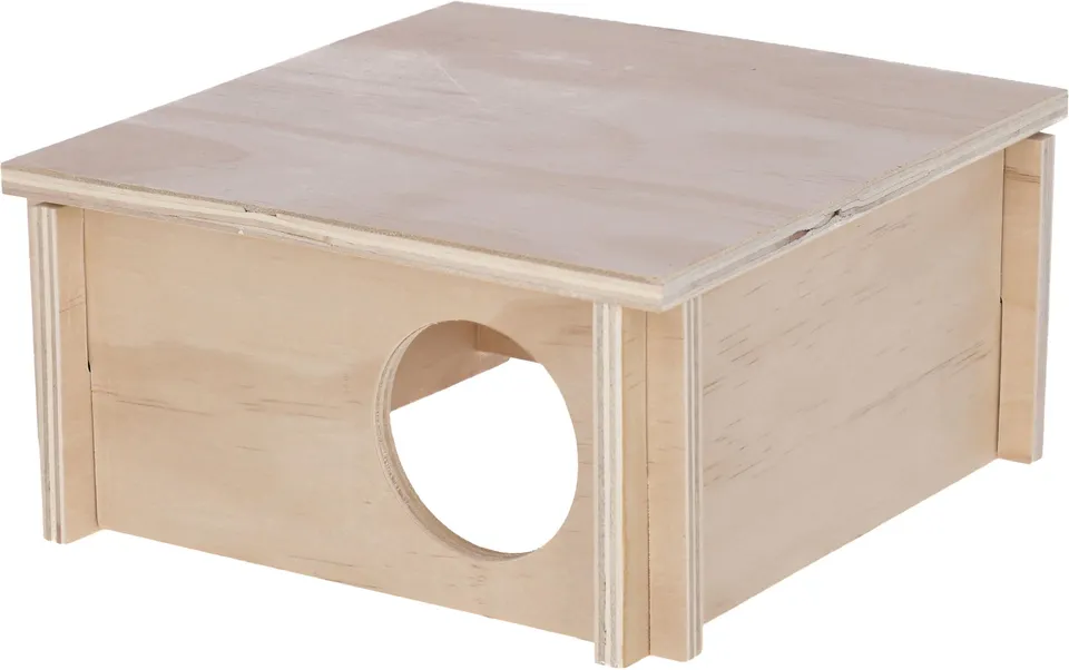 kerbl-pet-hamsterhaus-natural-20-x-20-x-10-cm-1-kammer-stecksystem image 1