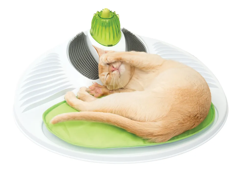 catit-senses-2-0-wellness-center-f-r-katzen-mit-massageb-rsten-und-katzenminze image 1