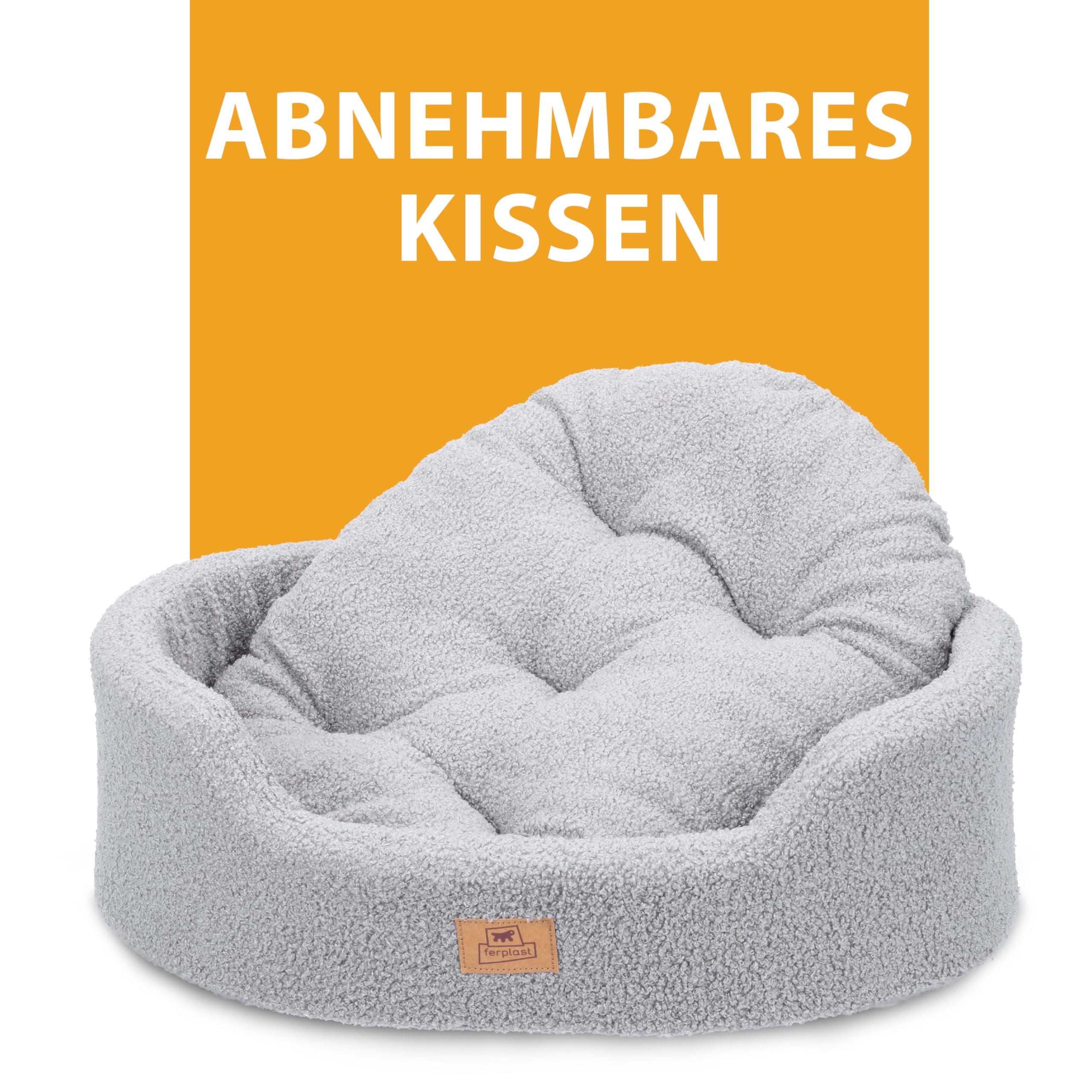 ferplast-hundebettkissen-katzenkissen-boucl-45-x-35-x-h-13-cm-grau image 7