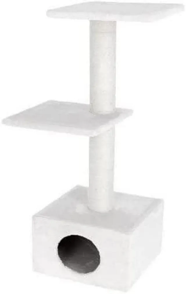 kerbl-pet-kratzbaum-venus-wei-109-cm image 1