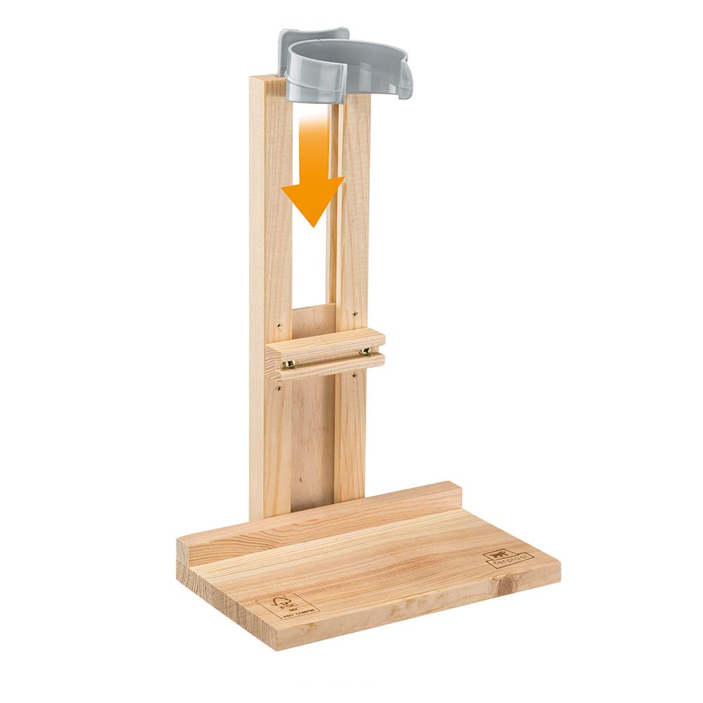 ferplast-wasserspenderhalter-holzst-nder-f-r-drinky-300-cc-600-cc-trinkflaschen image 4
