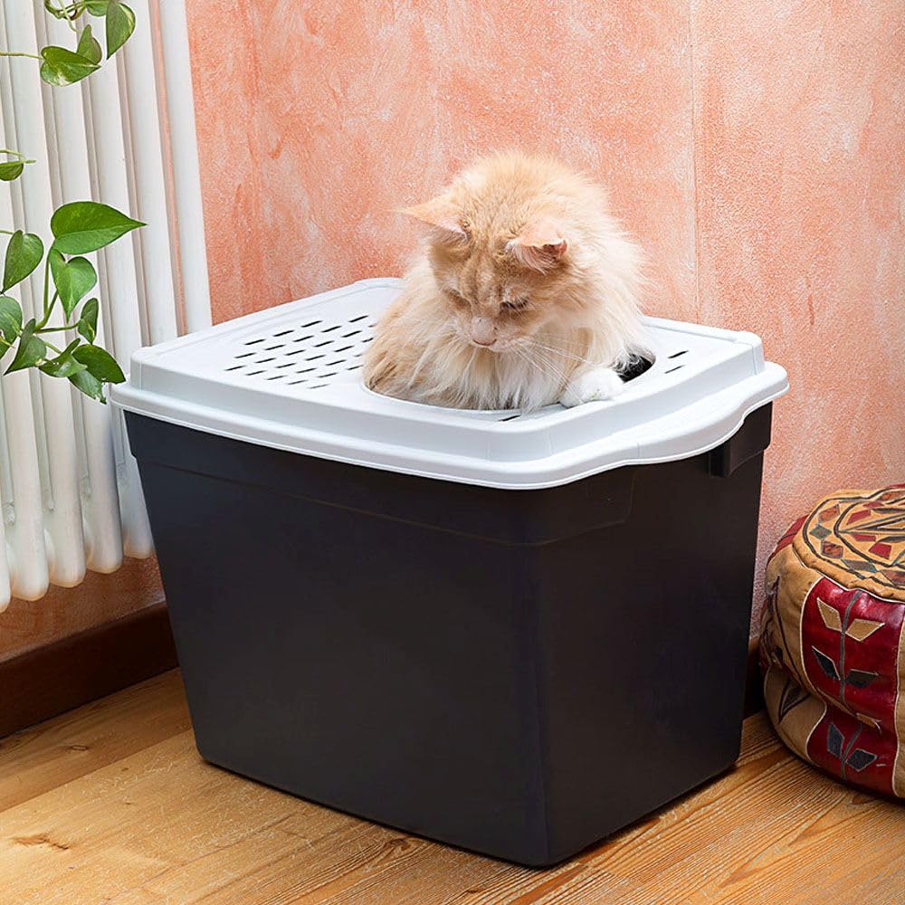 ferplast-jumpy-katzentoilette-mit-top-einstieg-38-8-x-57-5-x-39-cm-schwarz image 3