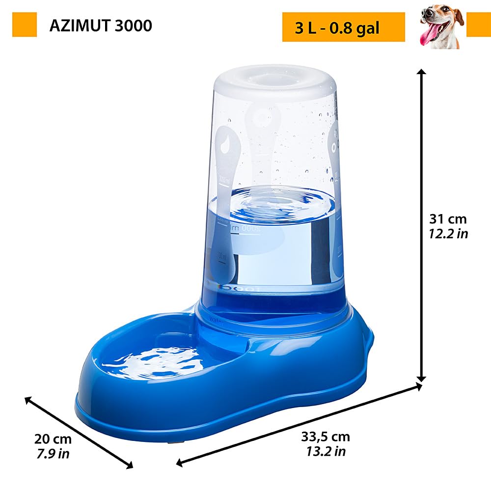 ferplast-azimut-3000-futter-und-wasserspender-3-liter-20-x-33-5-x-31-cm-blau image 2