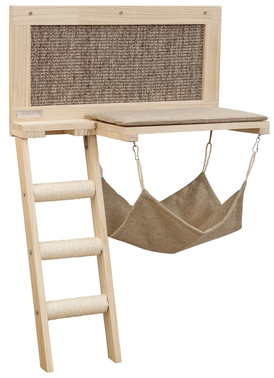 kerbl-pet-timber-liegebrett-f-r-katzen-wandliege-aus-holz-58-x-89-cm-braun image 1