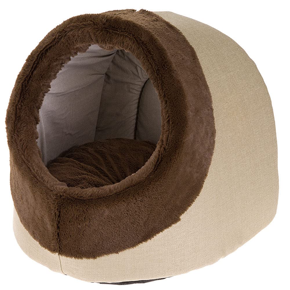 ferplast-imperial-katzenh-hle-mit-waschbarem-kissen-f-r-scheue-katzen image 1