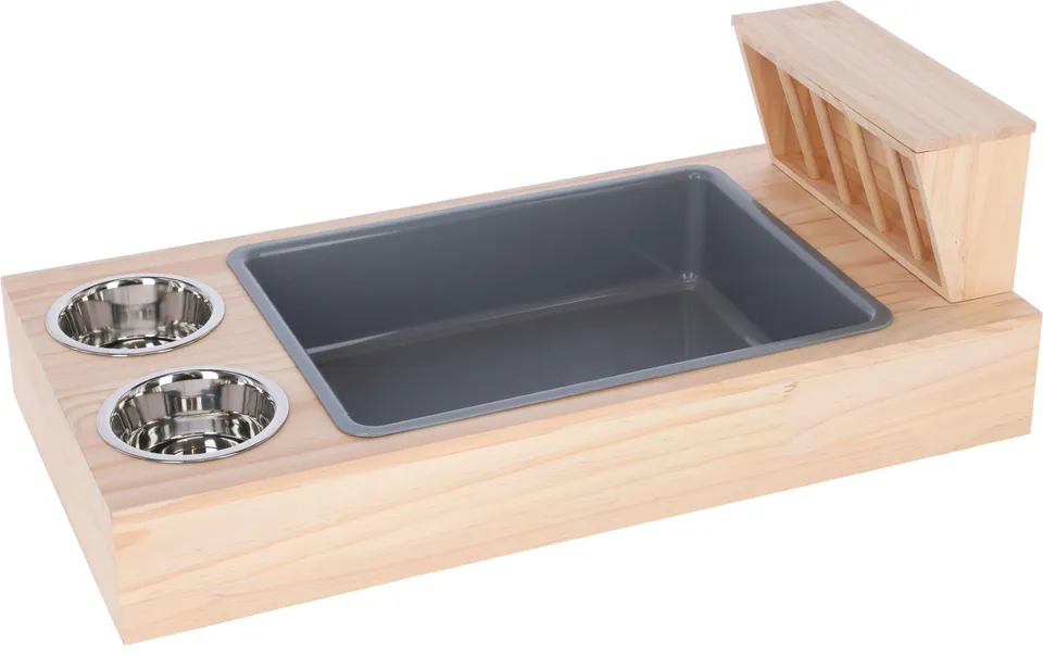 kerbl-pet-buddel-und-futterstation-70x36x24-cm-kiefernholz-mit-raufe-und-n-pfen image 1