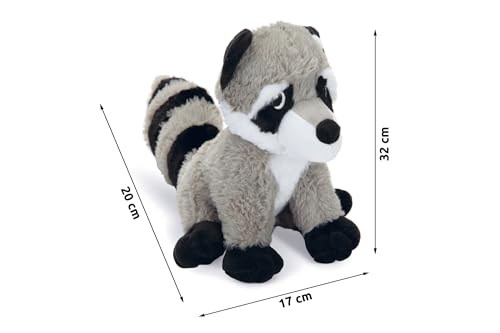 karlie-waschb-r-racco-hundespielzeug-pl-sch-grau-17x32x20-cm image 4