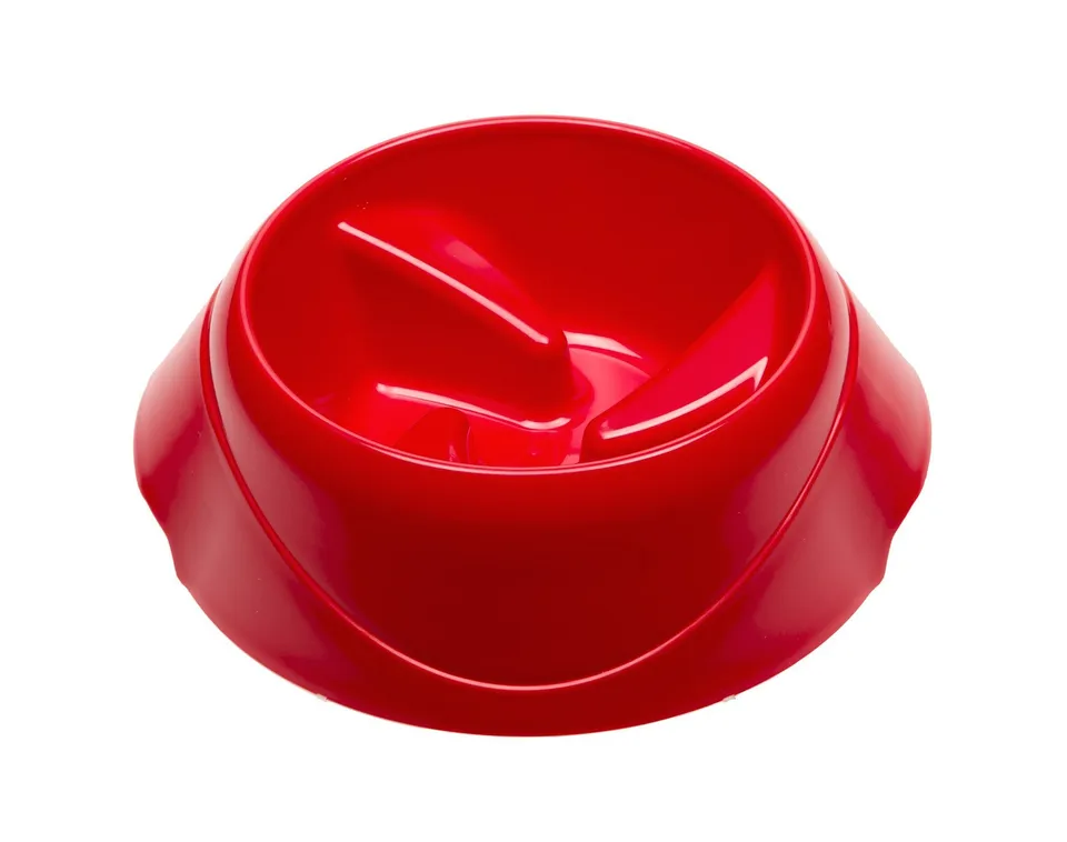 ferplast-magnus-slow-anti-schling-napf-hund-0-5-l-rot-21-7-x-20-5-x-h-10-cm image 1