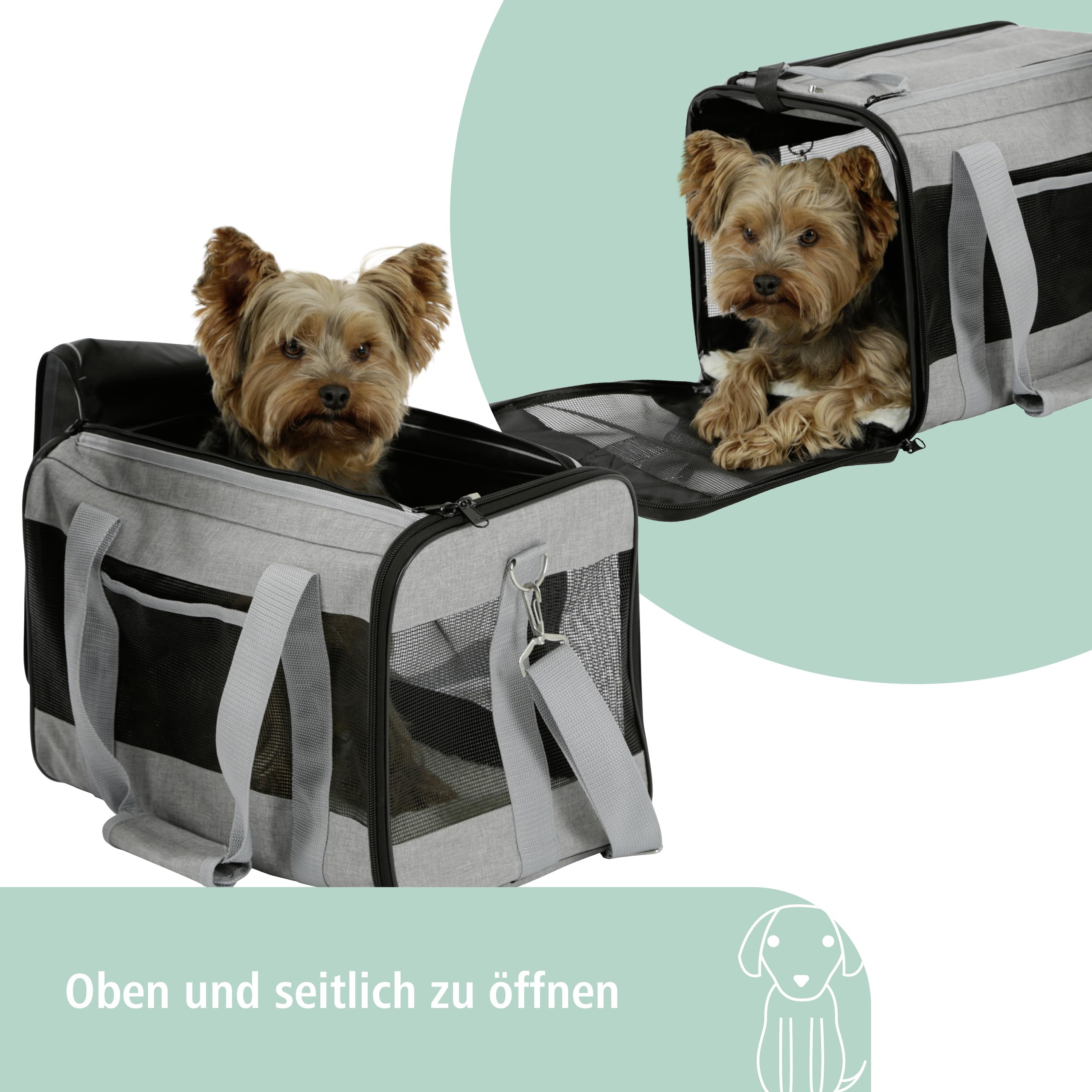 kerbl-pet-tragetasche-casual-grau-41-x-28-x-29-cm-polyester image 4