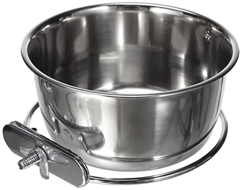 kerbl-pet-edelstahlnapf-fressnapf-600-ml-13-cm-mit-schraubbefestigung-f-r-kleint image 4