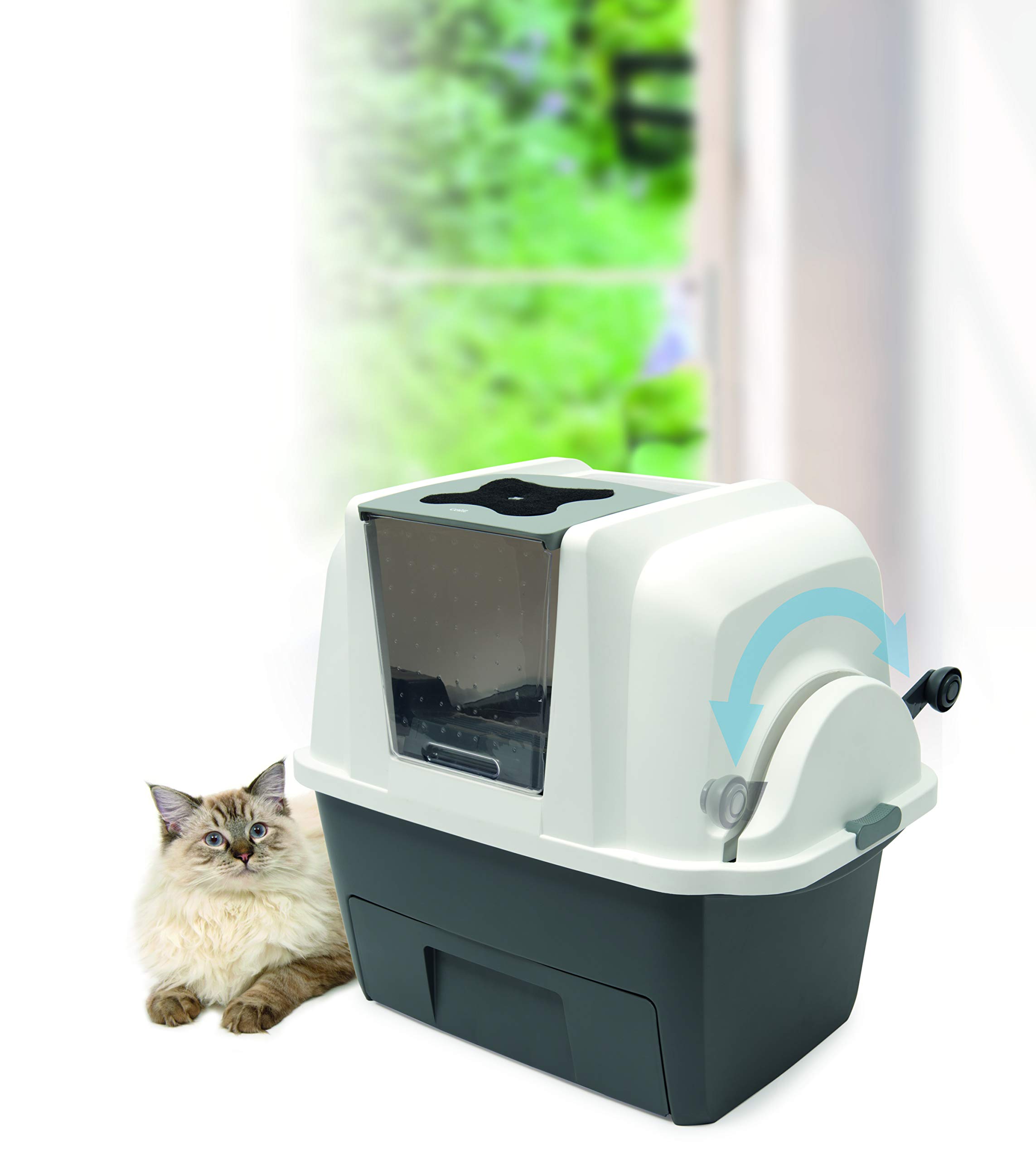 catit-smartsift-katzentoilette-mit-selbstreinigung-wei-grau-67-x-48-x-46-cm image 7