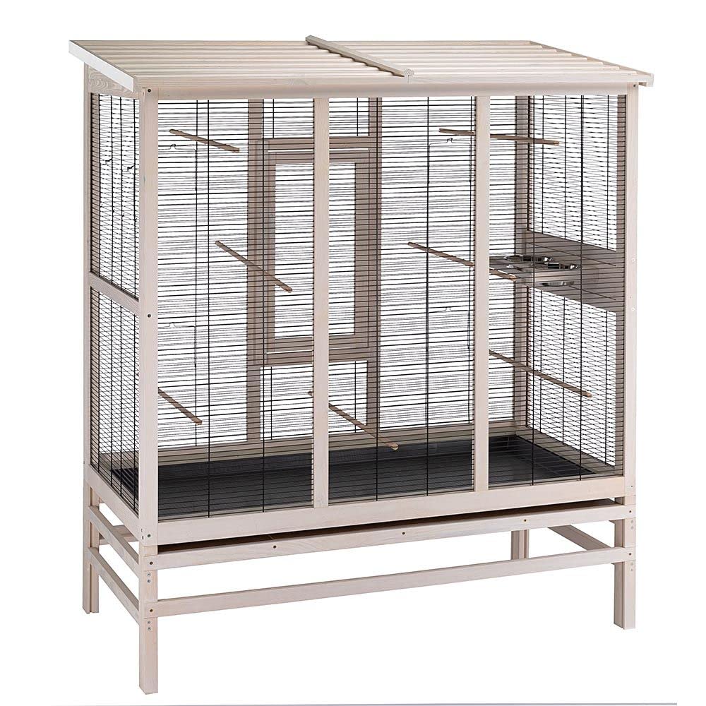 ferplast-wilma-vogelvoliere-aus-holz-gro-131-5-x-67-x-153-cm-mit-zubeh-r image 3
