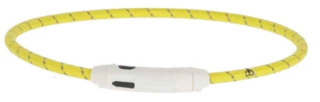 kerbl-pet-maxi-safe-led-halsband-nylon-65-cm-gelb image 1