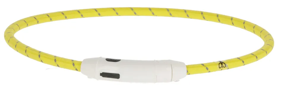 kerbl-pet-maxi-safe-led-halsband-nylon-65-cm-gelb image 1