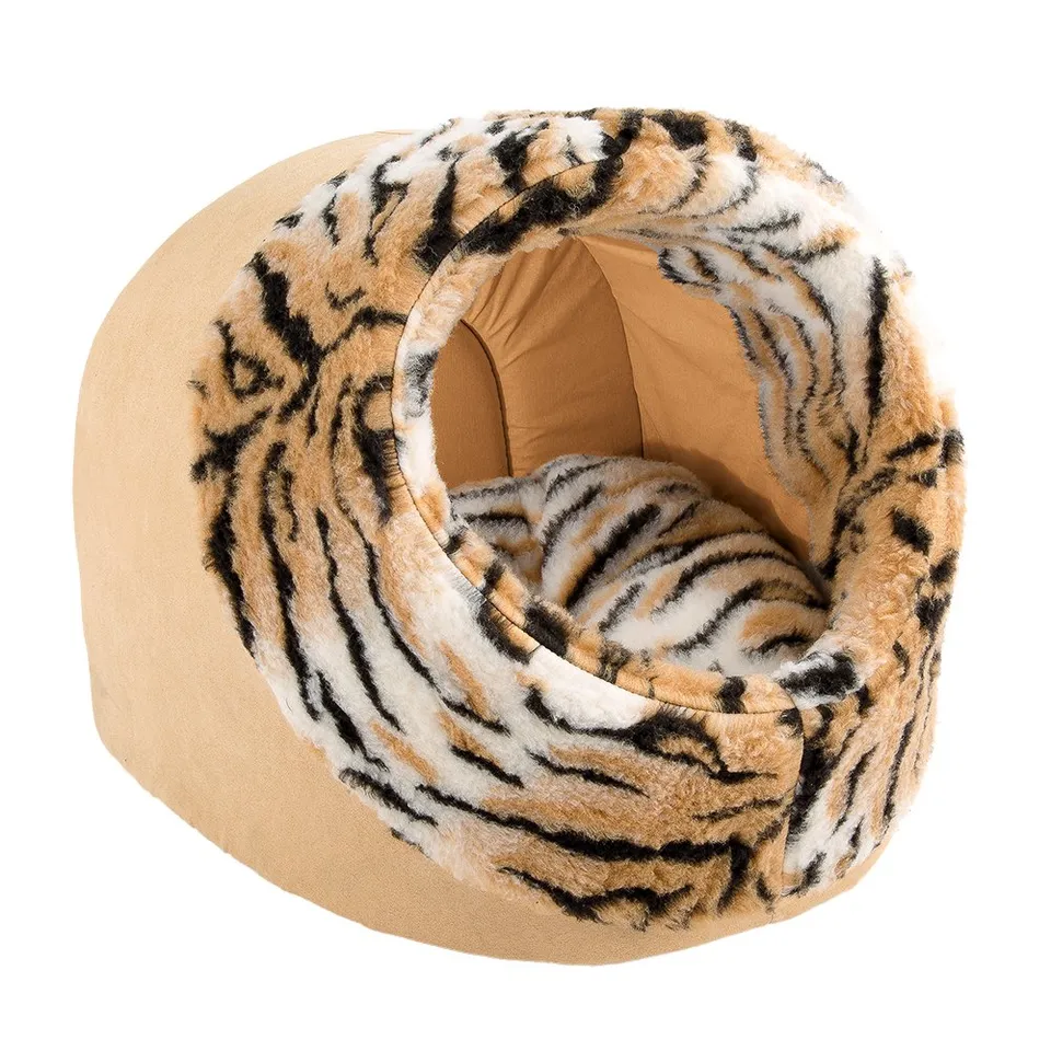 ferplast-imperial-katzenh-hle-mit-waschbarem-kissen-3-gr-en image 1