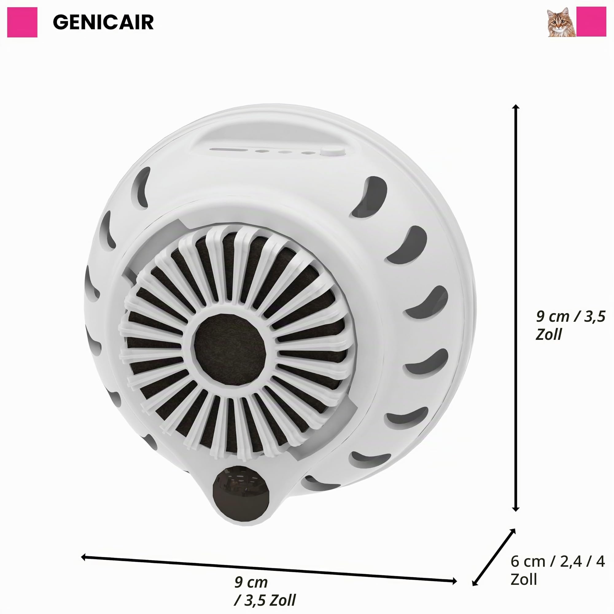 ferplast-genicair-elektrischer-katzenklo-deodorant-mit-bewegungssensor-usb image 3