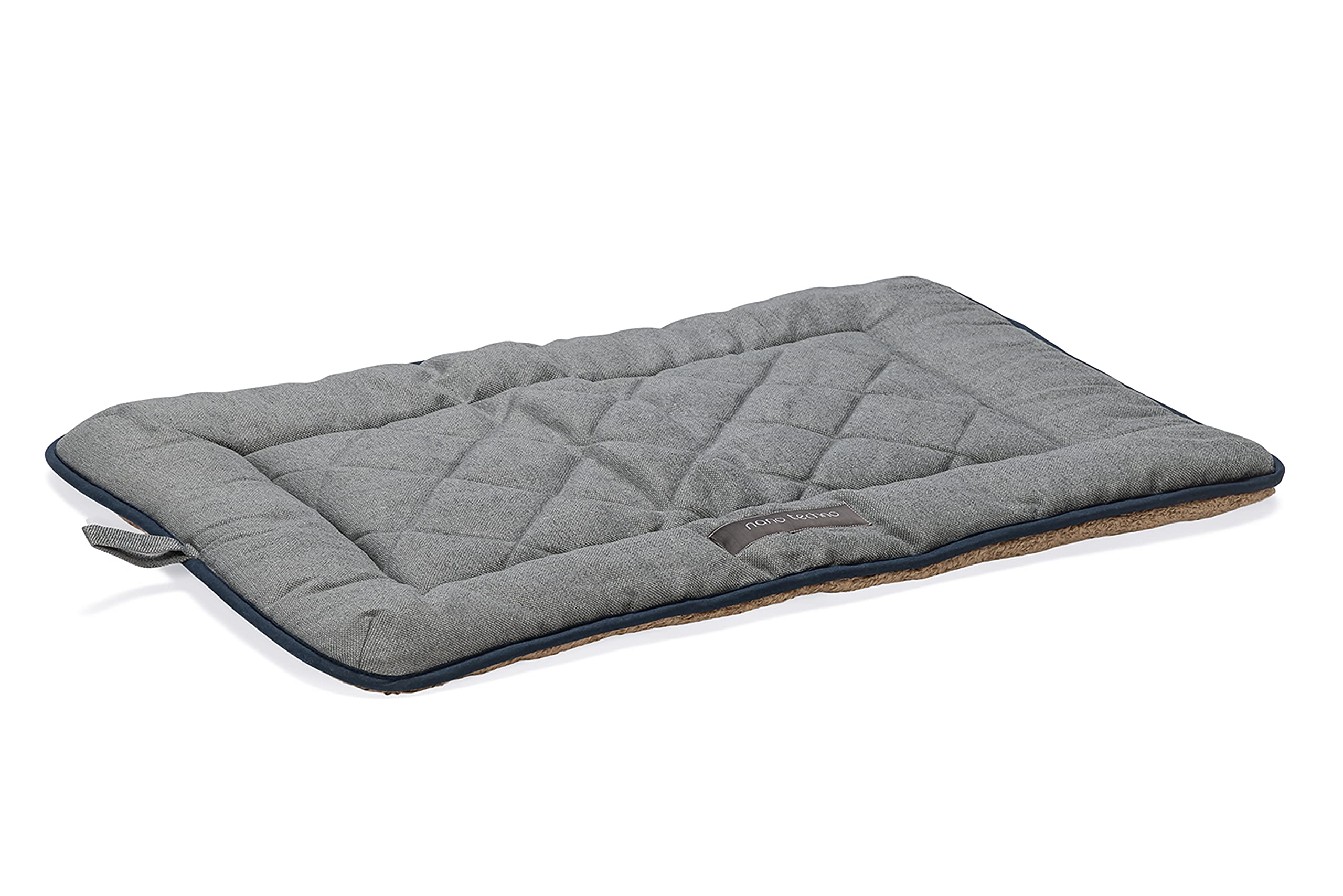 karlie-beeztees-dgs-nano-chenille-sleeper-cushion-lex-liegekissen-grau-49x36x3-5 image 4