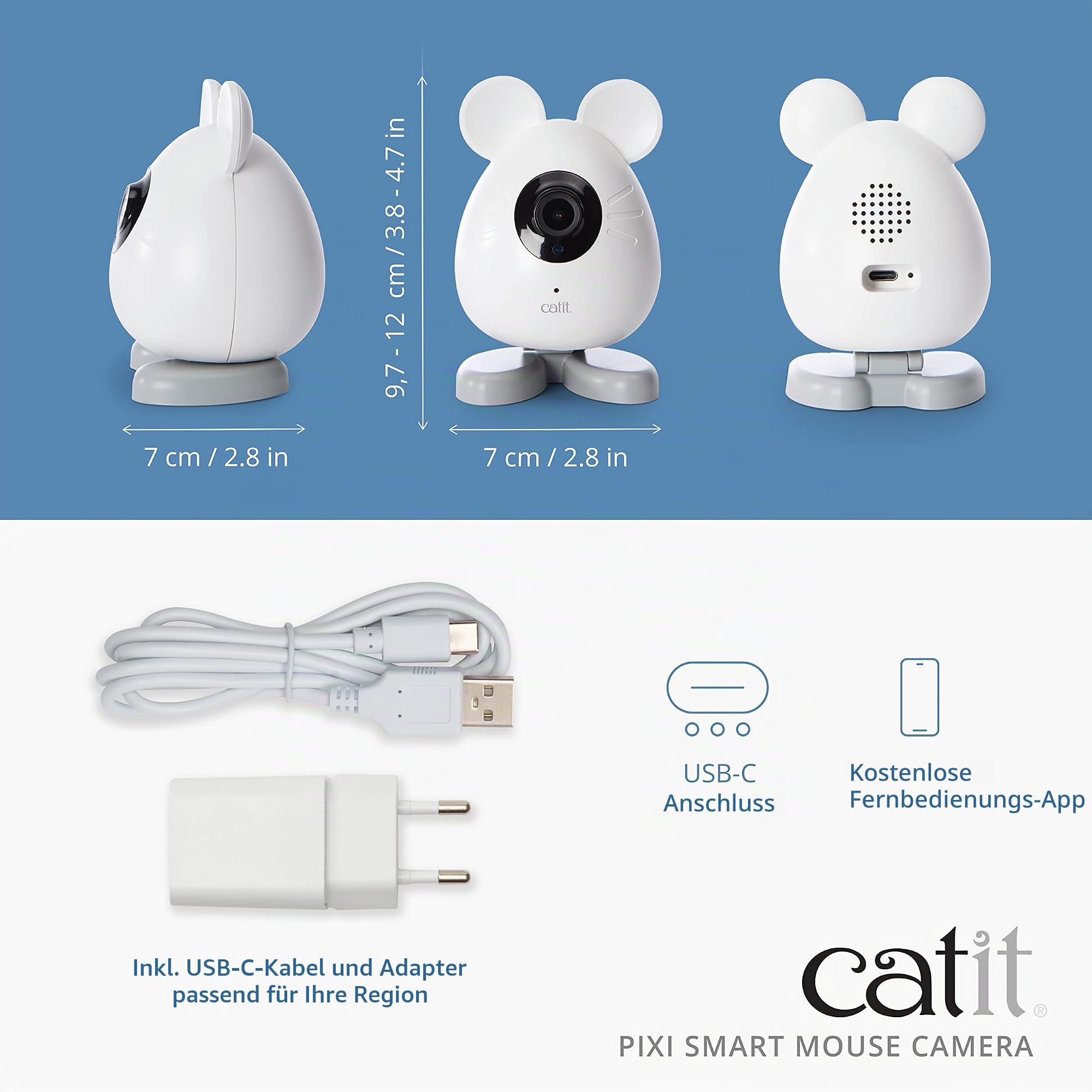 catit-pixi-smart-mauskamera-katzenkamera-1080p-mit-app-und-nachtsicht image 6