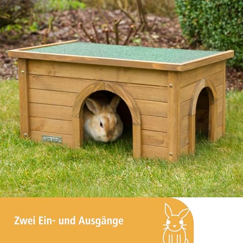 kerbl-pet-nagerhaus-59-x-39-x-30-cm-fichte-mit-bitumendach image 8