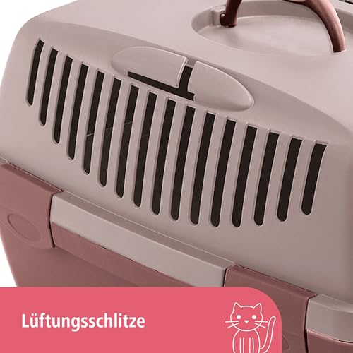 kerbl-stefanplast-gulliver-1-transportbox-48-x-32-x-31-cm-pink-braun image 8