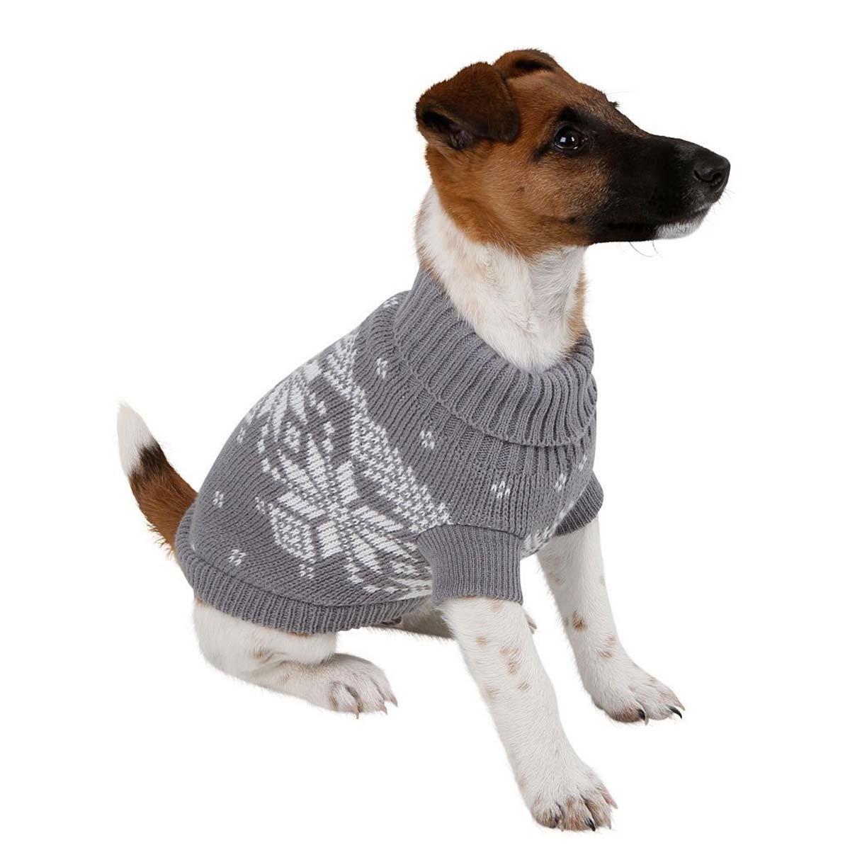 kerbl-pet-pullover-lillehammer-grau-wei-25-cm-hundemantel image 2