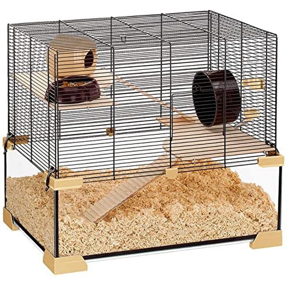 ferplast-karat-60-nagarium-hamster-und-m-useheim-mit-glasbecken-komplett-ausgest image 1