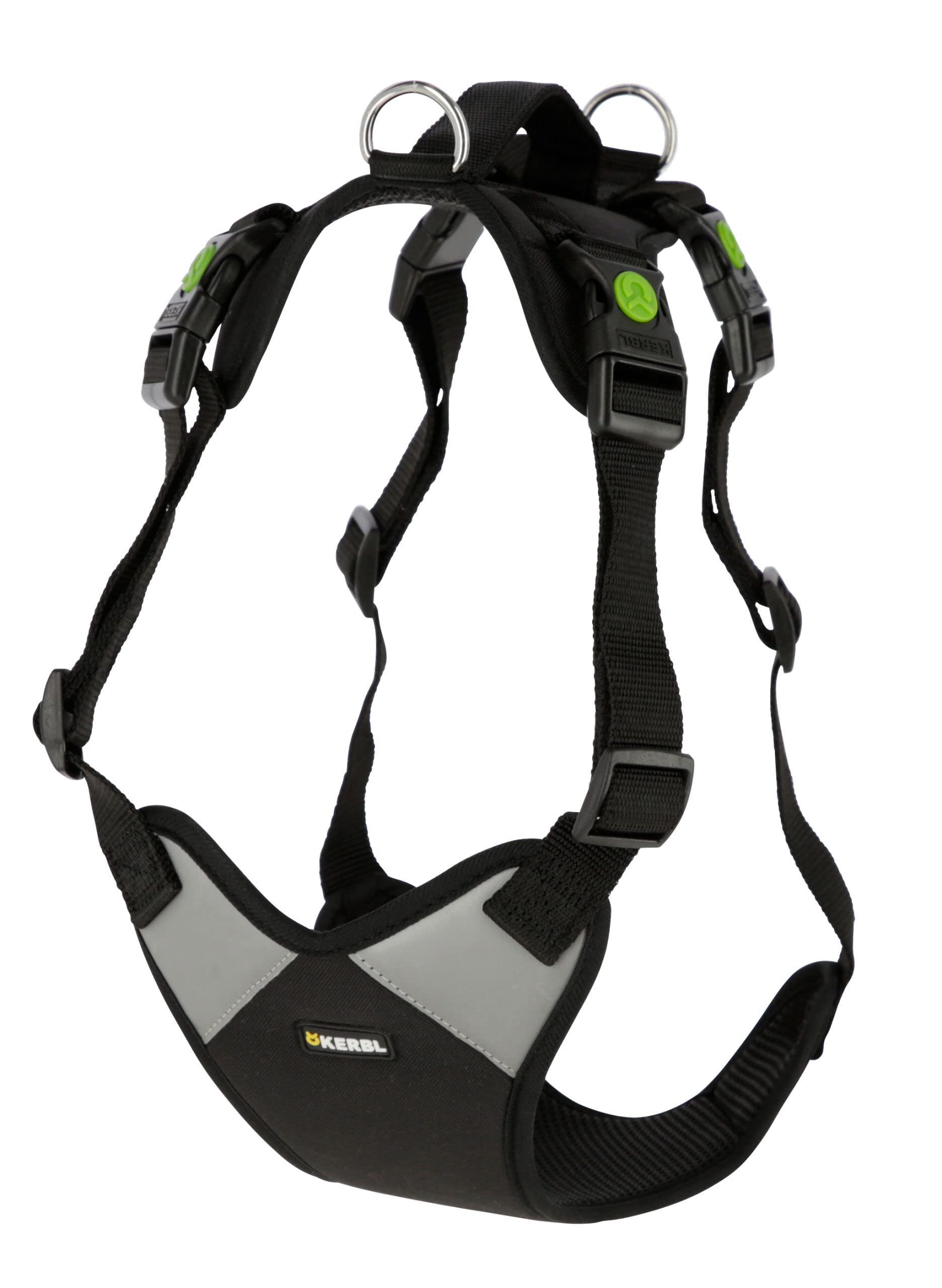 kerbl-pet-hundegeschirr-pulsive-schwarz-36-50-cm-46-60-cm image 1