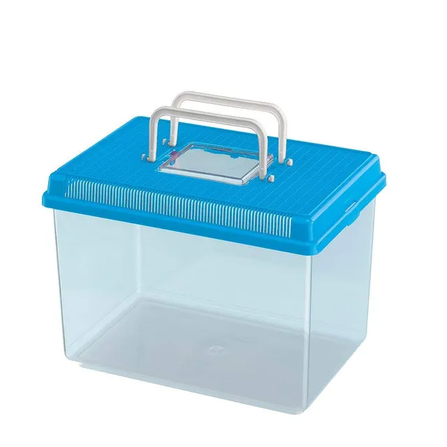 ferplast-geo-large-tank-6-liter-30x20x20-3-cm-blau-aquarium-kleintierbox image 1