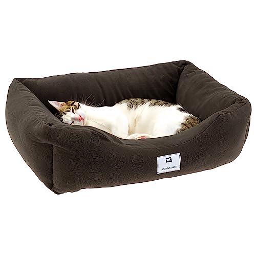 ferplast-coccolo-50-hundesofa-katzenbett-microfleece-grau-55x45xh20-cm image 4