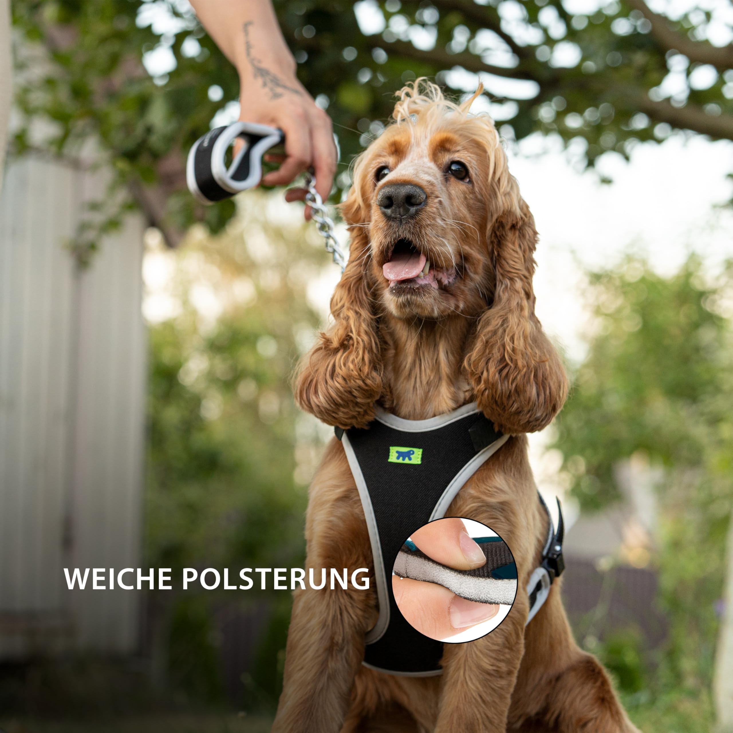 ferplast-ergocomfort-hundegeschirr-gr-e-l-silber-f-r-gro-e-hunde-bis-40-kg image 5