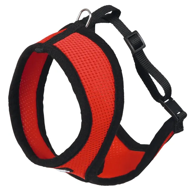 kerbl-active-katzengeschirr-mit-leine-120-cm-mesh-rot image 1