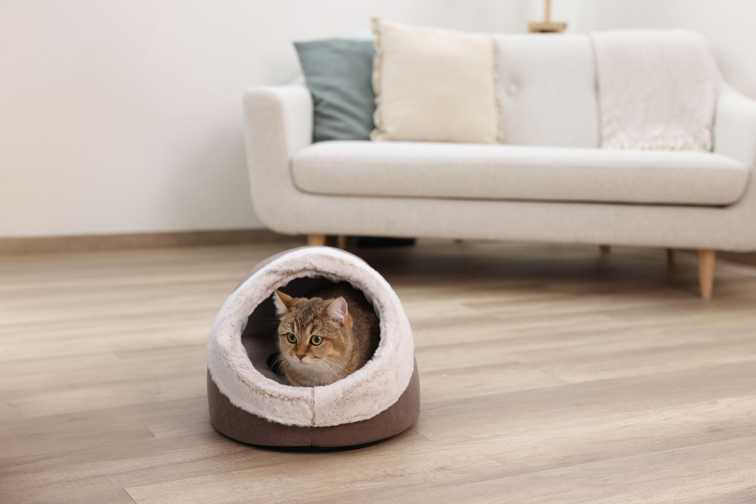 kerbl-pet-kuschelh-hle-jana-katzenh-hle-cappuccino-45-x-37-x-30-cm image 4