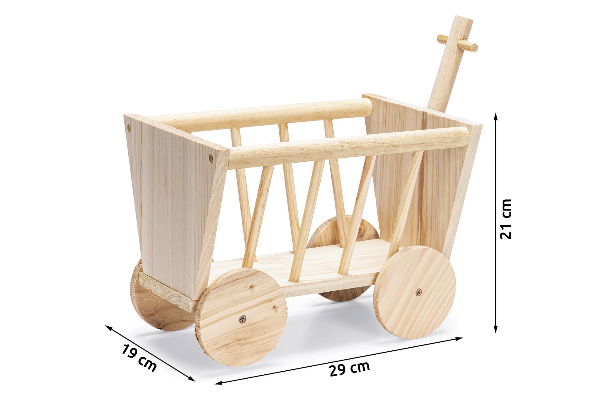 karlie-heuraufe-bollerwagen-carro-m-29x21x19-cm-aus-naturholz image 2
