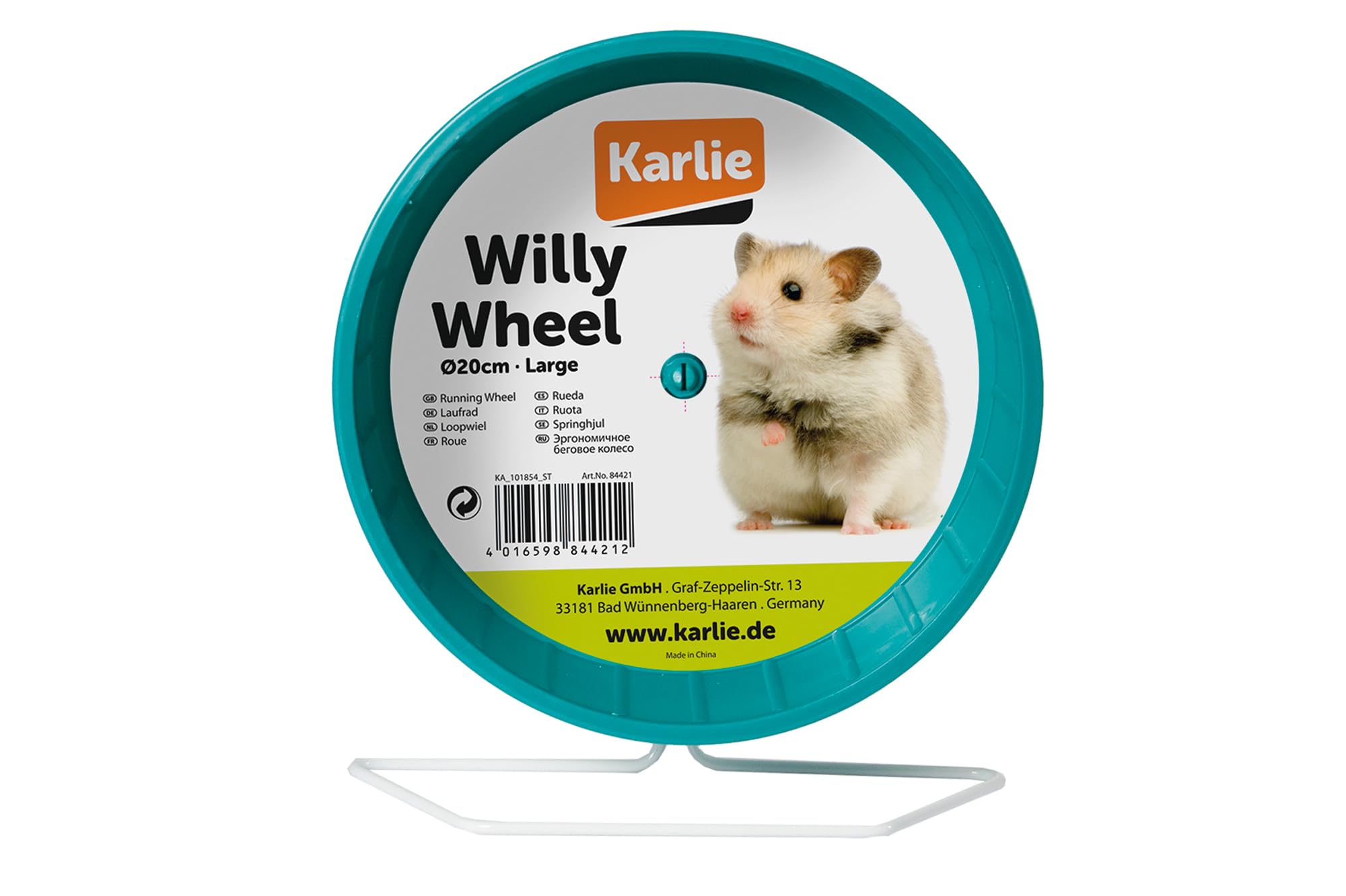 karlie-willy-wheel-laufrad-kunststoff-20-cm-f-r-zwerghamster-und-kleinnager image 3