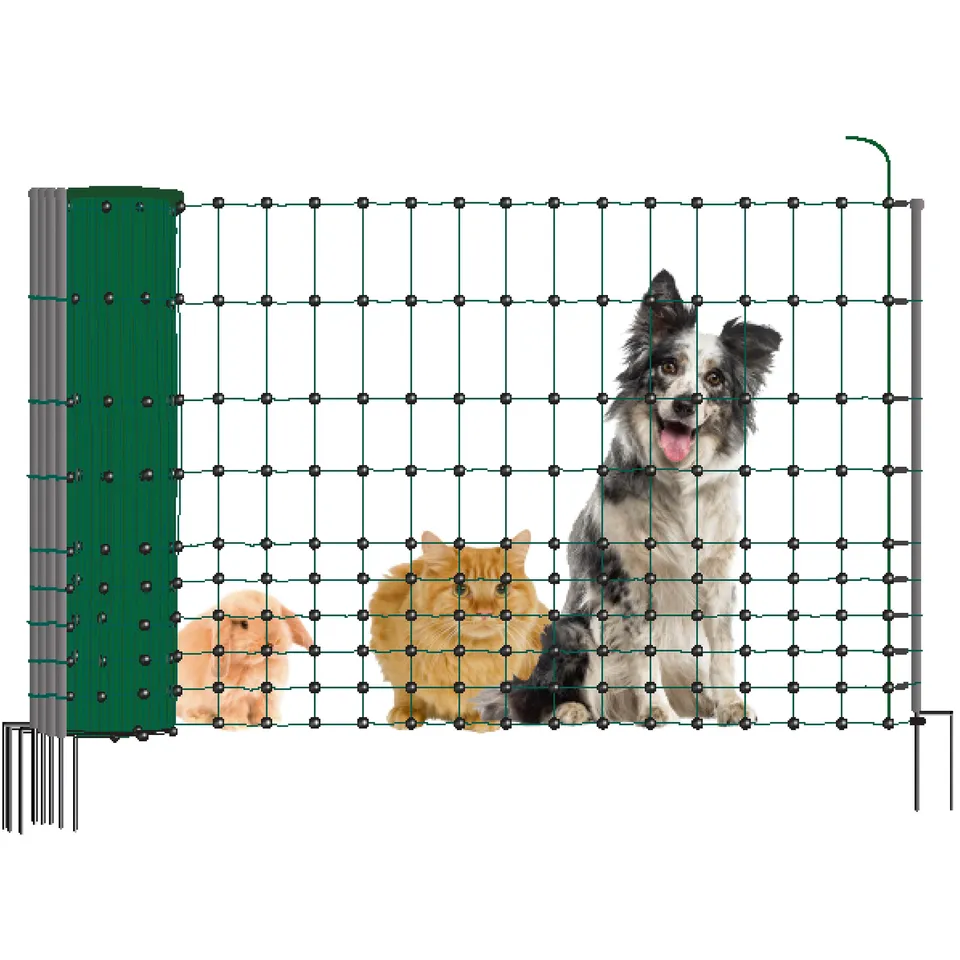 kerbl-pet-begrenzungszaun-camping-net-20-m-x-81-cm-gr-n image 1