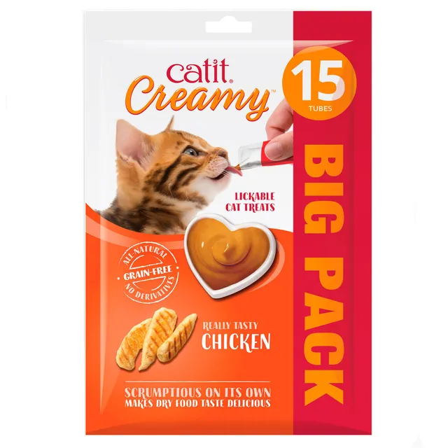 catit-creamy-leckpaste-f-r-katzen-mit-huhn-15-x-10-g image 1