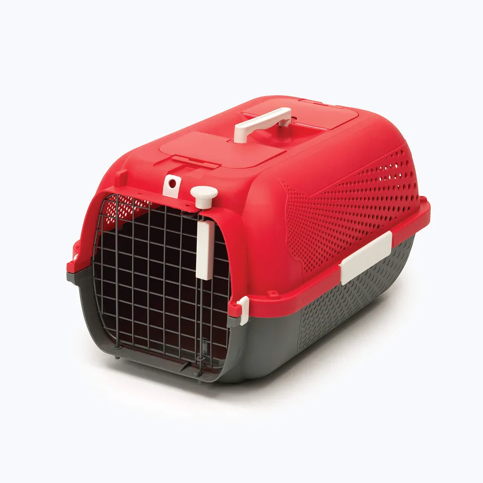 catit-voyageur-transportbox-f-r-katzen-mittel-kirschrot image 1