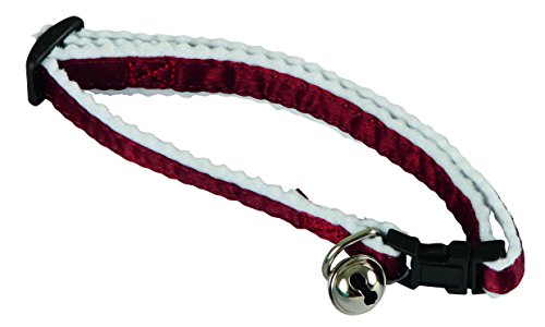kerbl-pet-katzenhalsband-reflektierend-rot-mit-gl-ckchen image 2