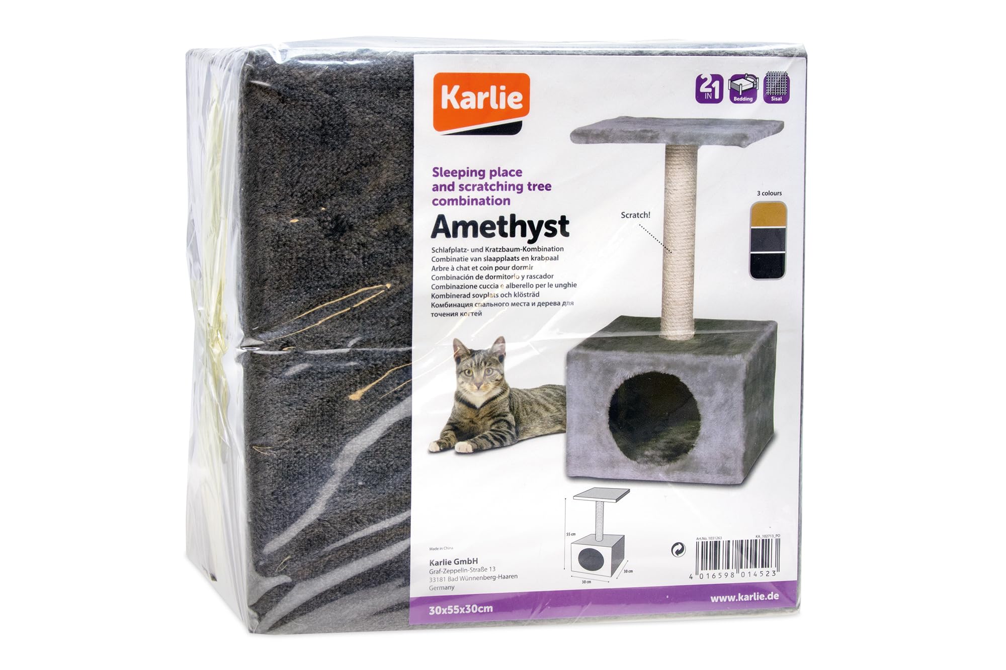 karlie-kratzbaum-amethyst-pl-sch-sisal-grau-30-x-30-x-55-cm image 3
