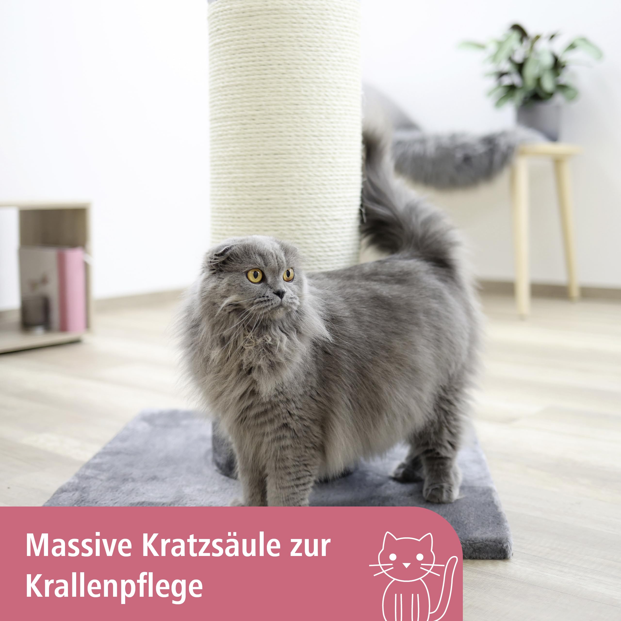 kerbl-pet-kratzs-ule-opal-ultra-grau-60-x-60-x-80-cm-natursisal-22-cm image 3