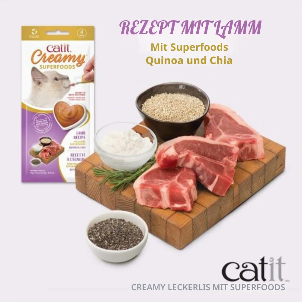 catit-creamy-superfood-leckpaste-multipack-8-x-10-g-huhn-lamm-lachs-thunfisch image 7
