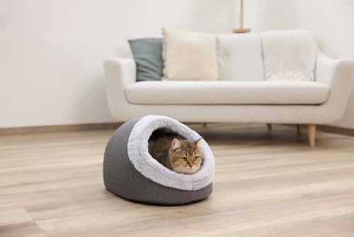 kerbl-pet-kuschelh-hle-jana-f-r-katzen-grau-45-x-37-x-30-cm image 8
