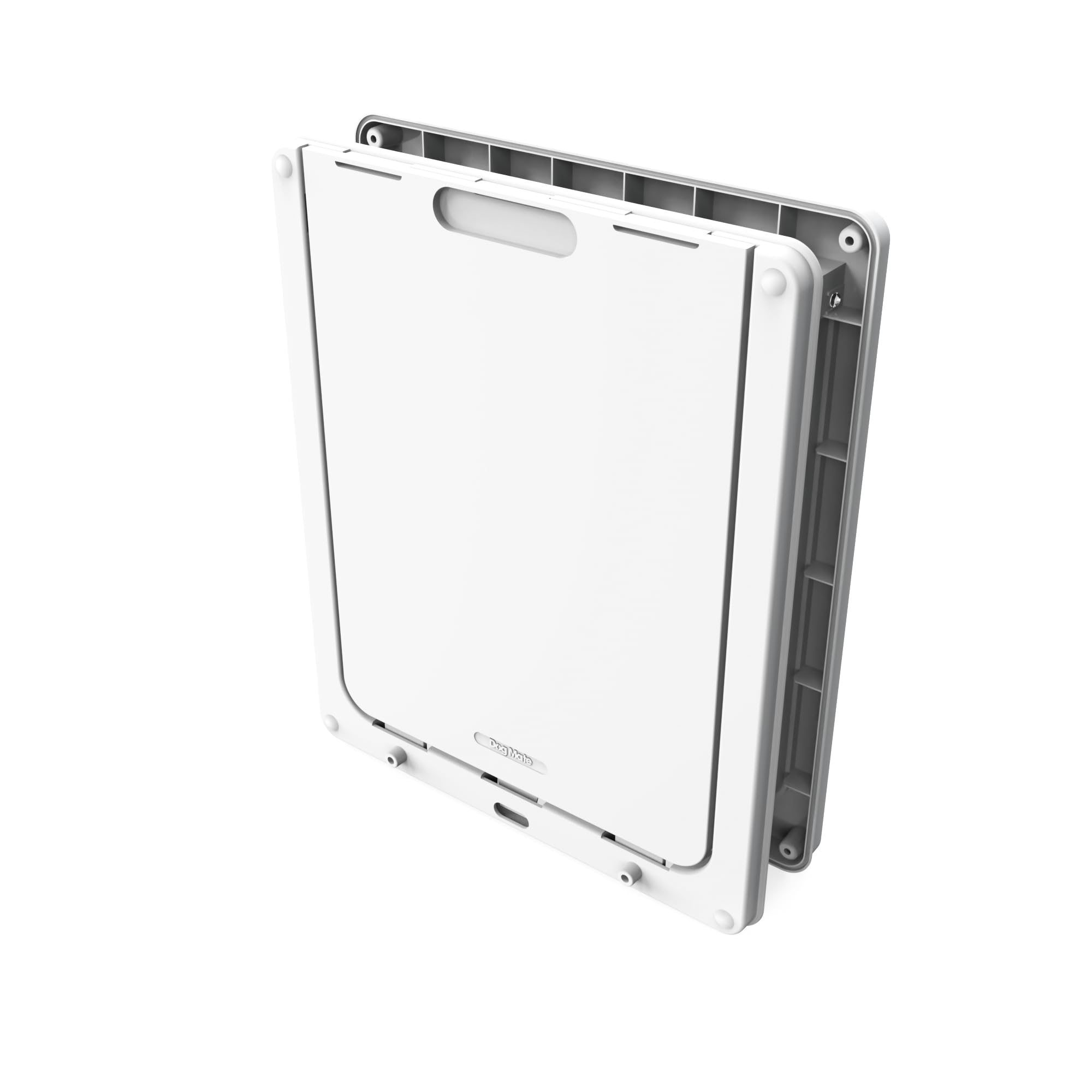 kerbl-dog-mate-216-verriegelbare-hundeklappe-f-r-gro-e-hunde-wei image 3