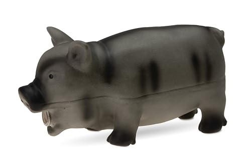 karlie-schwein-hundespielzeug-latex-schwarz-22x10x10-cm image 5