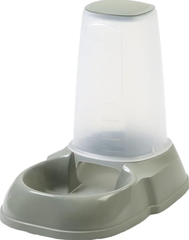 kerbl-pet-futterspender-maya-1-5-l-graugr-n-f-r-bis-zu-700-g-trockenfutter image 1