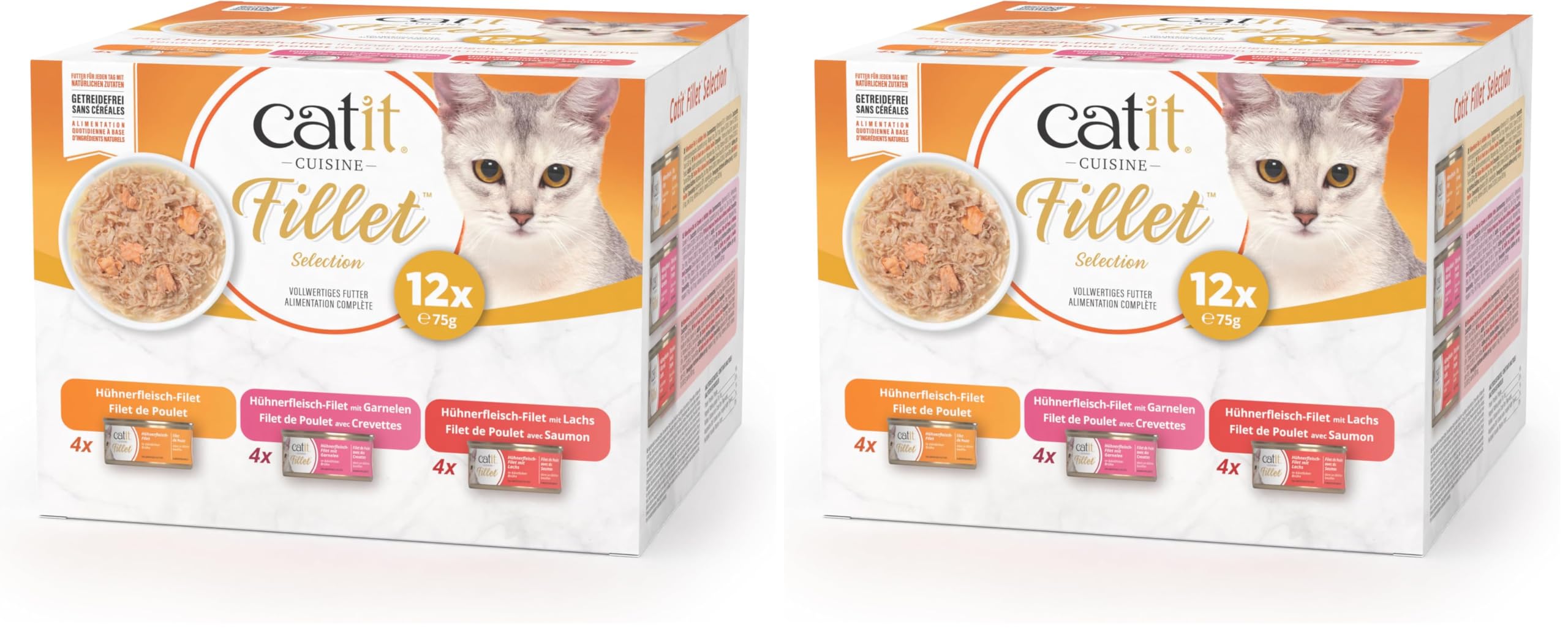 catit-cuisine-h-hnerfleisch-filet-variety-pack-nassfutter-f-r-katzen-12x75-g image 2