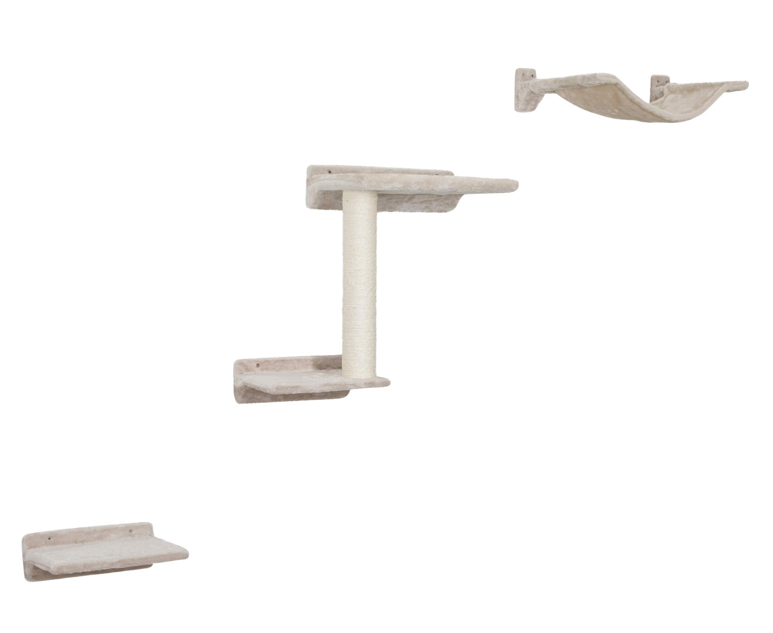 kerbl-pet-kletterwand-zugspitze-5-teilig-beige-bis-10-kg image 1