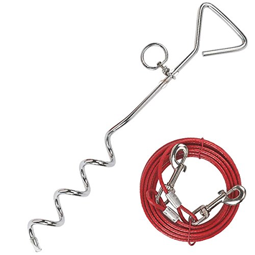 kerbl-anlegespirale-8-mm-x-40-cm-mit-laufleine-6-m-f-r-hunde-bis-30-kg image 4