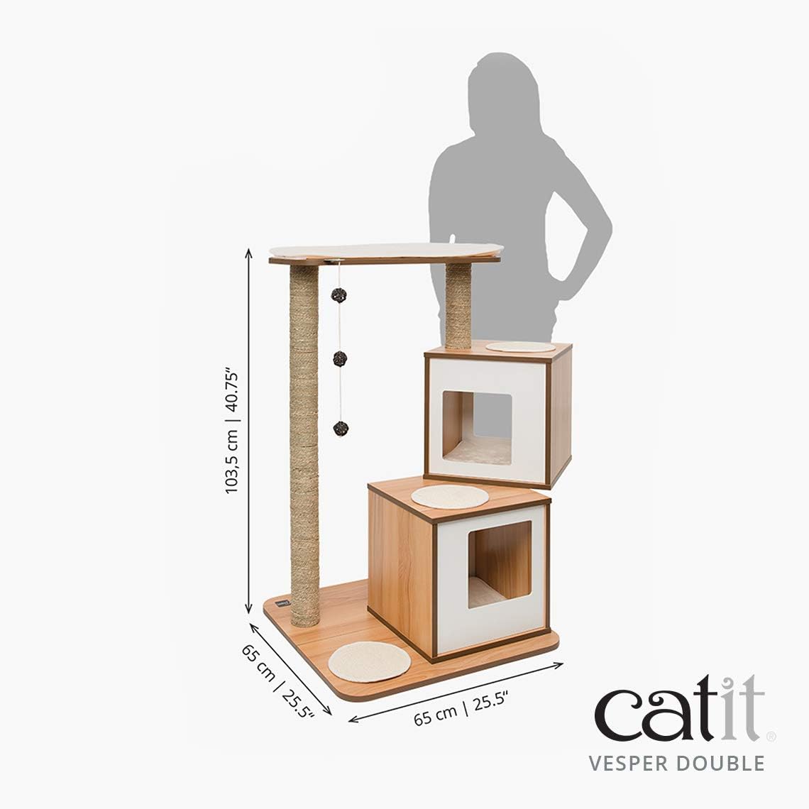 catit-vesper-double-52048-katzenm-bel-walnuss-zwei-kubus-h-hlen-mit-plattform image 8