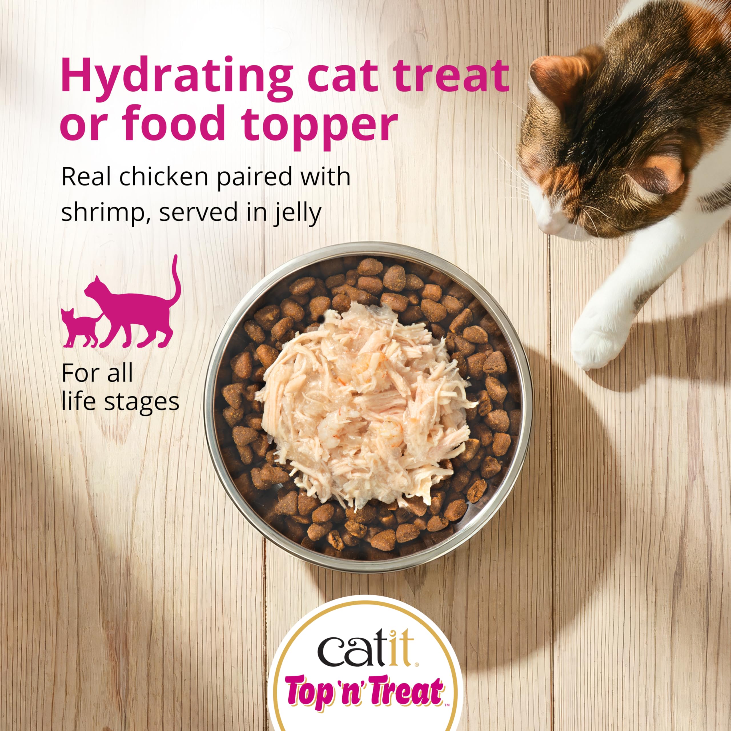 catit-top-n-treat-katzenfutter-topping-huhn-garnelen-3x60g image 3